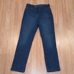 Gloria Vanderbilt Blue Straight Jeans Classic Style